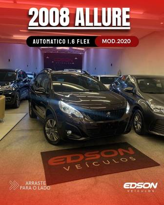 PEUGEOT 2008 1.6 16V FLEX ALLURE PACK 4P AUTOMÁTICO PEUGEOT 2008 1.6 16V FLEX ALLURE PACK 4P AUTOMÁTICO